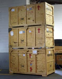 trade show shipping crates